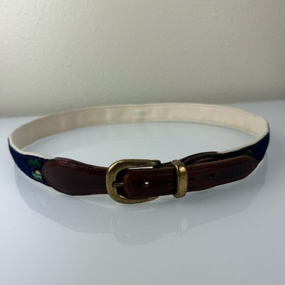 U.S. Open Golf Torrey Pines 2008 YRI Belt Sz 38 Waist Cloth Leather - Picture 2 of 16